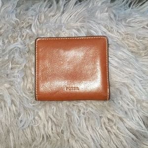 Leather Brown Fossil Wallet